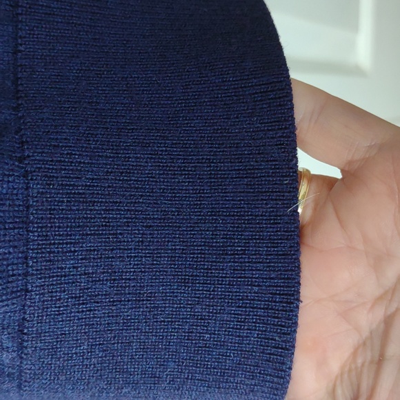 Men's Callaway "Night Sky Heather" Weather 1/4 Zip Washable Merino Wool Sweater - Picture 4 of 10